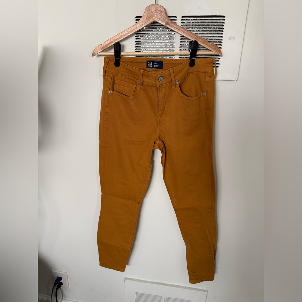 GAP Women's Mustard Skinny Jeans